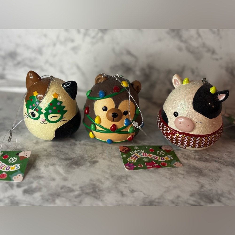 Squishmallow ornament bundle (3). NWT